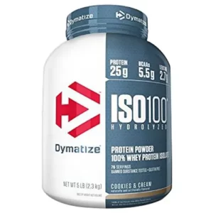 DYMATIZE ISO 100 WHEY PROTEIN ISOLATE 5BS | 25 GM PROTEIN | 71 SERVING