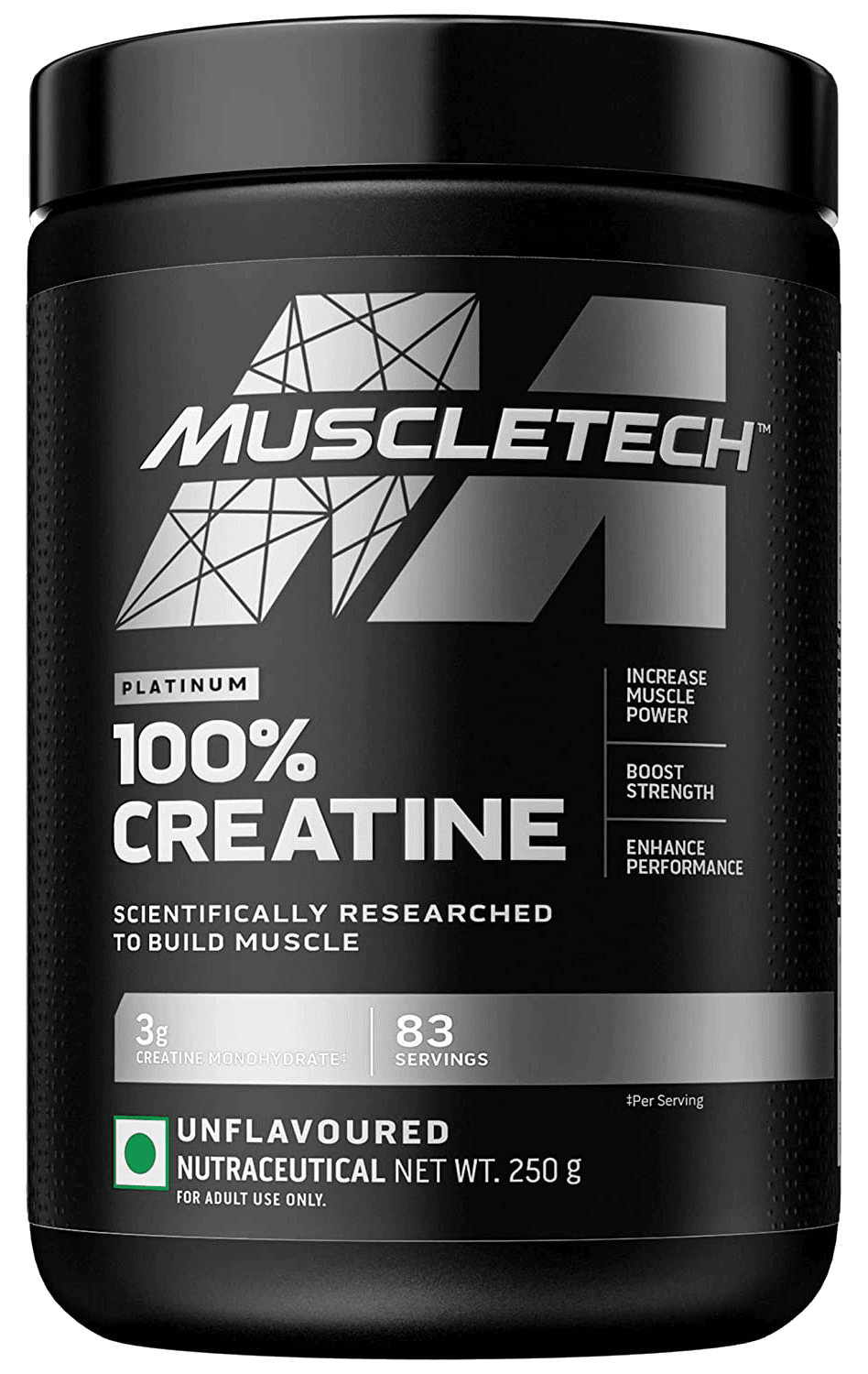 Muscletech Creatine Essential Series , 250 Gms - 83 Servings - FREE ...