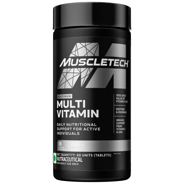 MuscleTech Platinum Multi Vitamin, 60 tablet(s)