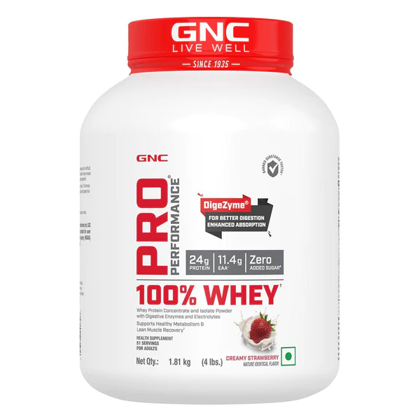 GNC Pro Performance 100% Whey Protein - nutrition108.online