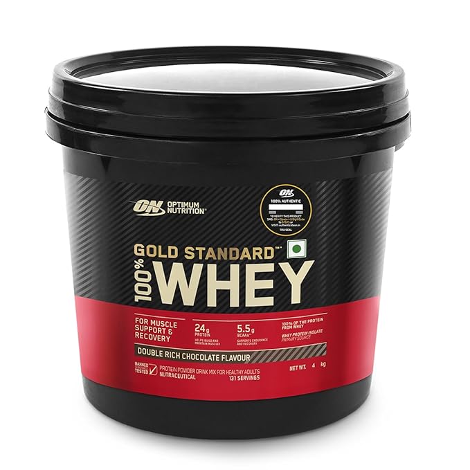 ON GOLD STANDARD 10 LBS WHEY PROTEIN IMPORTED | 24 GM PROTEIN | 131 SERVING -FREE SHAKER.....